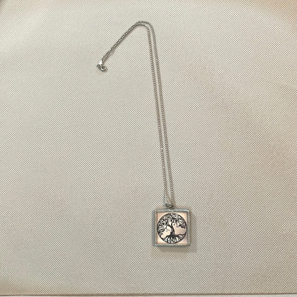 Square Pendant Necklace